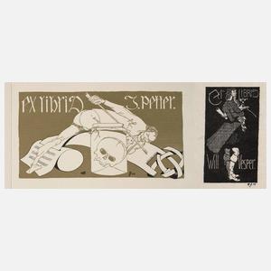 Prof. Willi Geiger, zwei Exlibris