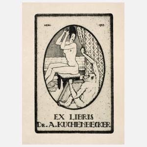 Martin Erich Philipp, Exlibris Dr. A. Kuchenbecker