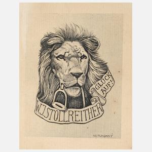 Ivo Puhonny, Exlibris W. J. Stollreither