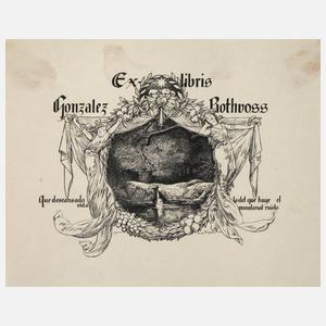 Alejandro de Riquer Inglada, Exlibris Gonzales Rothvoss