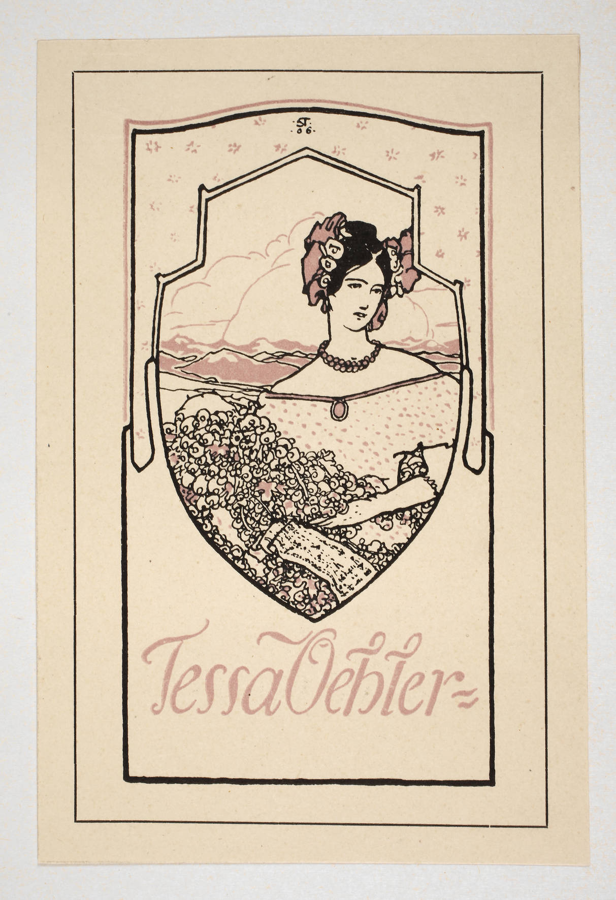 Prof. Hugo Steiner-Prag, Exlibris Tessa Oehler