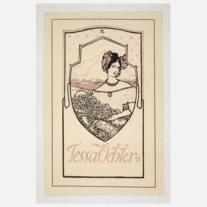 Prof. Hugo Steiner-Prag, Exlibris Tessa Oehler