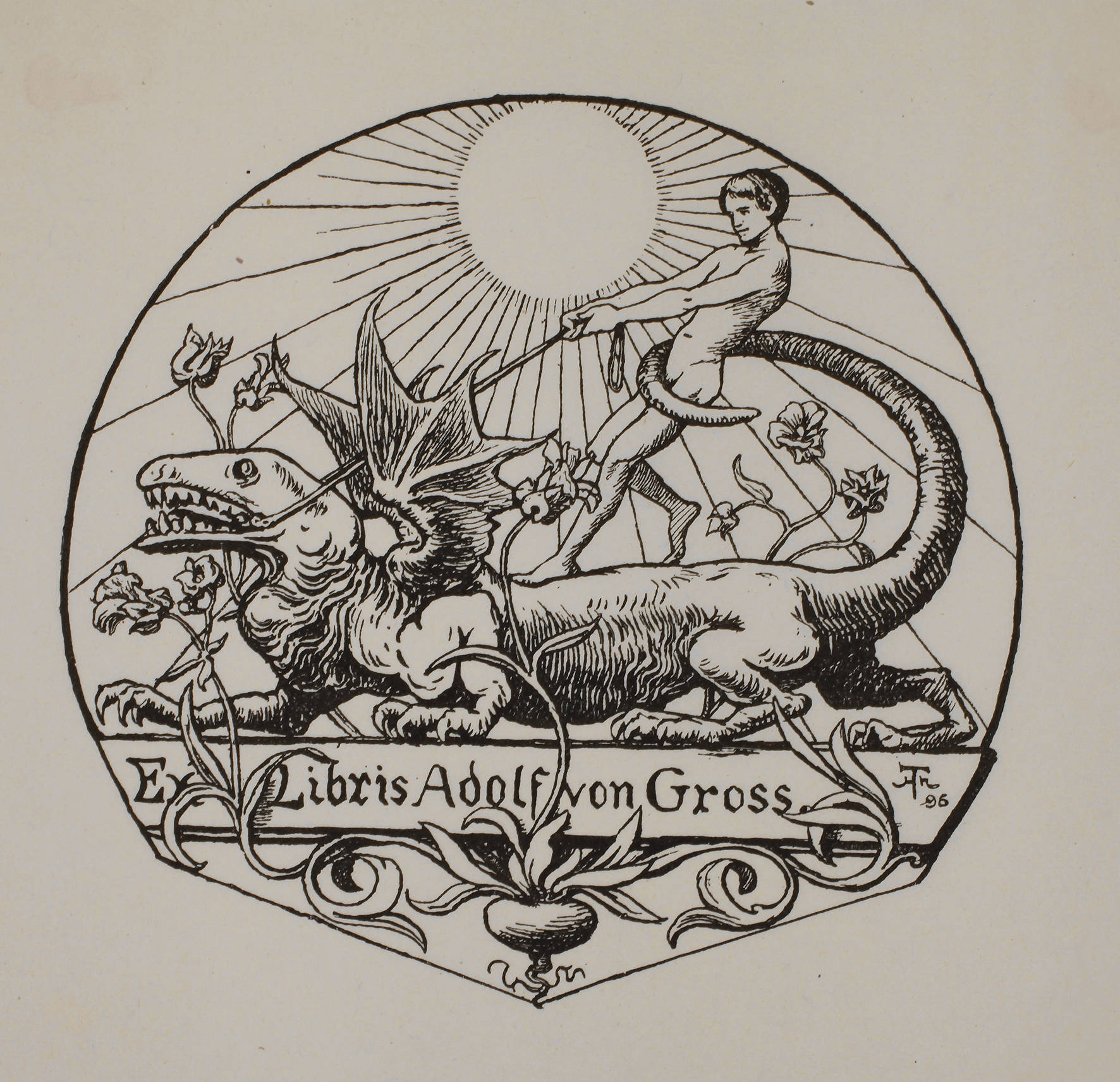 Prof. Hans Thoma, Exlibris Adolf von Gross