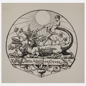 Prof. Hans Thoma, Exlibris Adolf von Gross