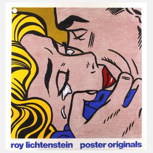 Roy Lichtenstein, ”Kiss V”