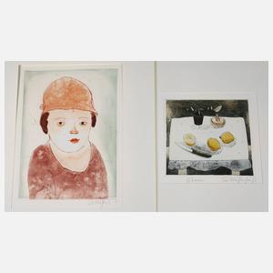 Kurt Mühlenhaupt, Zwei Farbradierungen