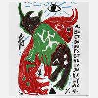 A. R. Penck, Plakat abstrakte Komposition111