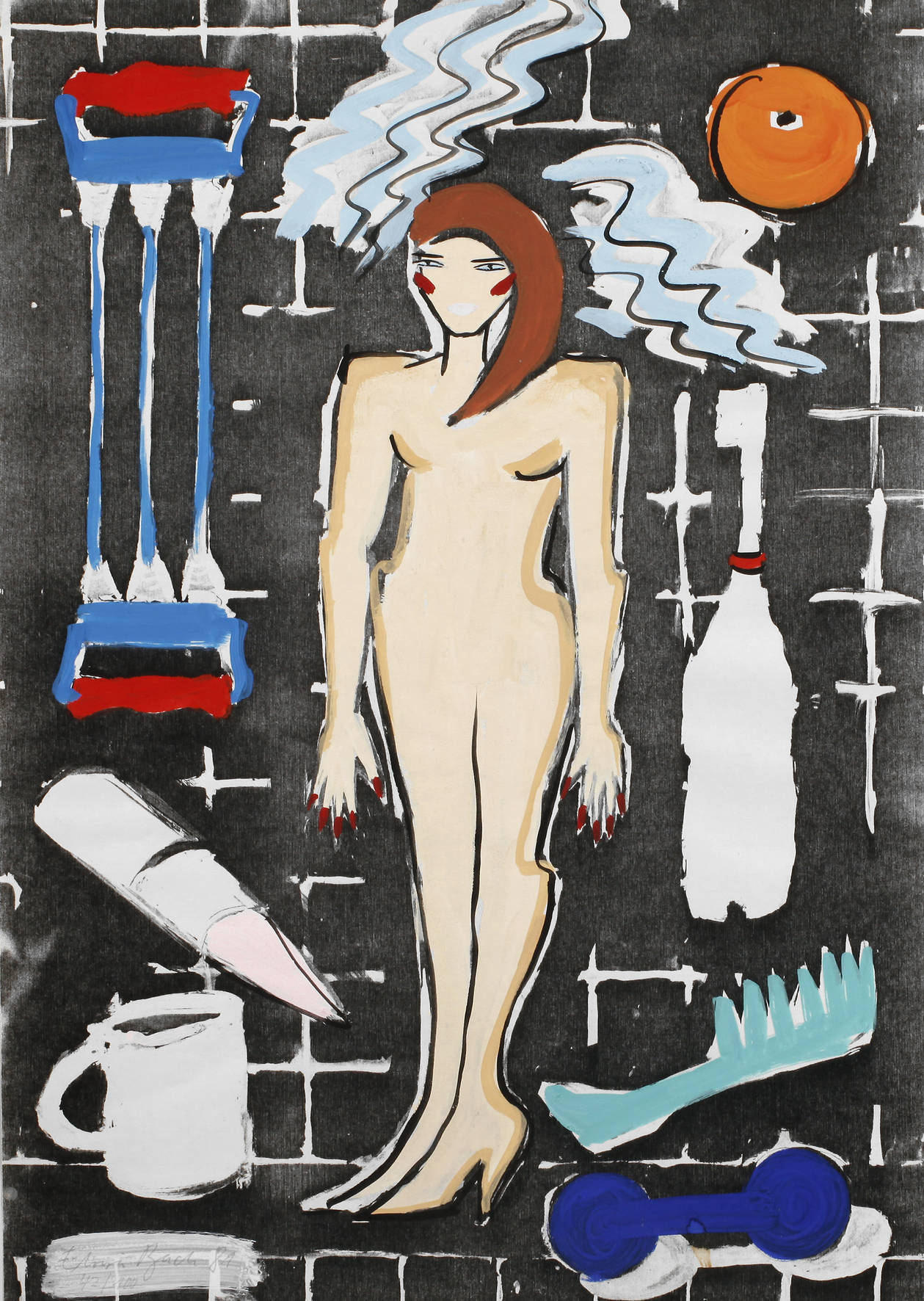 Elvira Bach, Morgentoilette