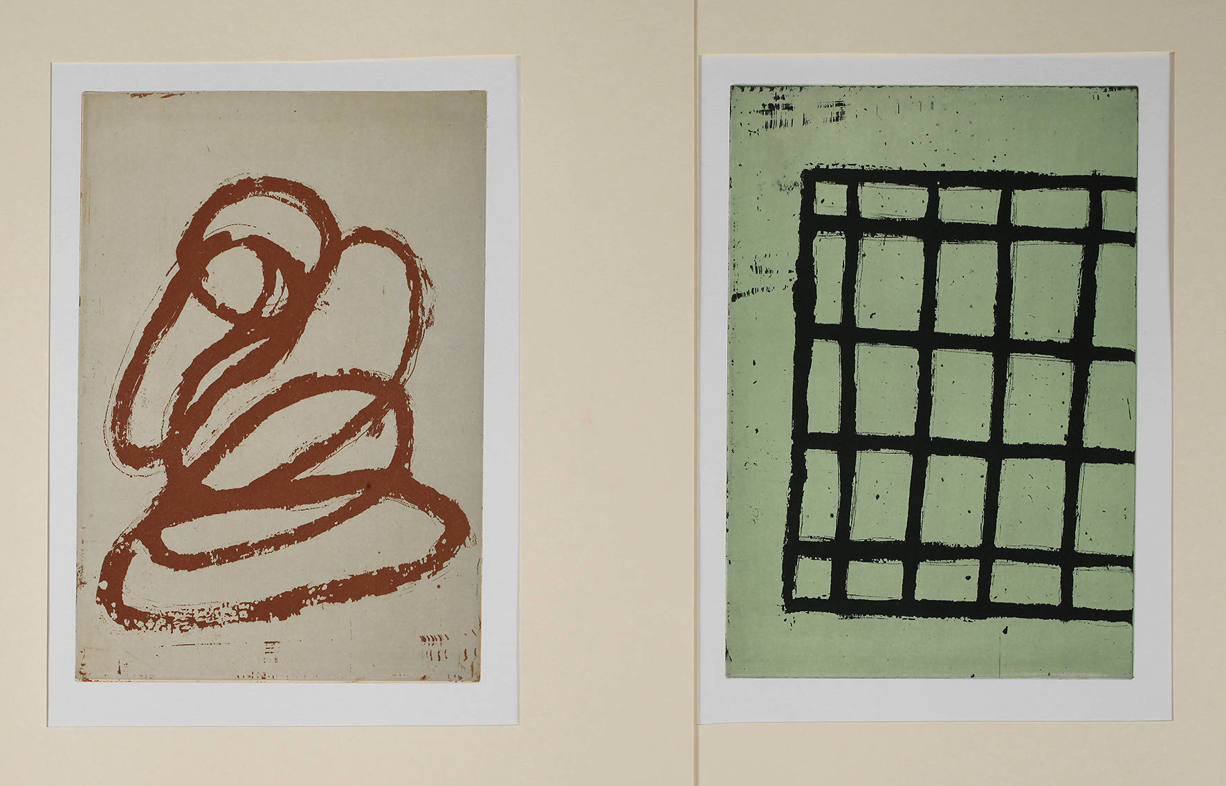 Günther Förg, Zwei Radierungen