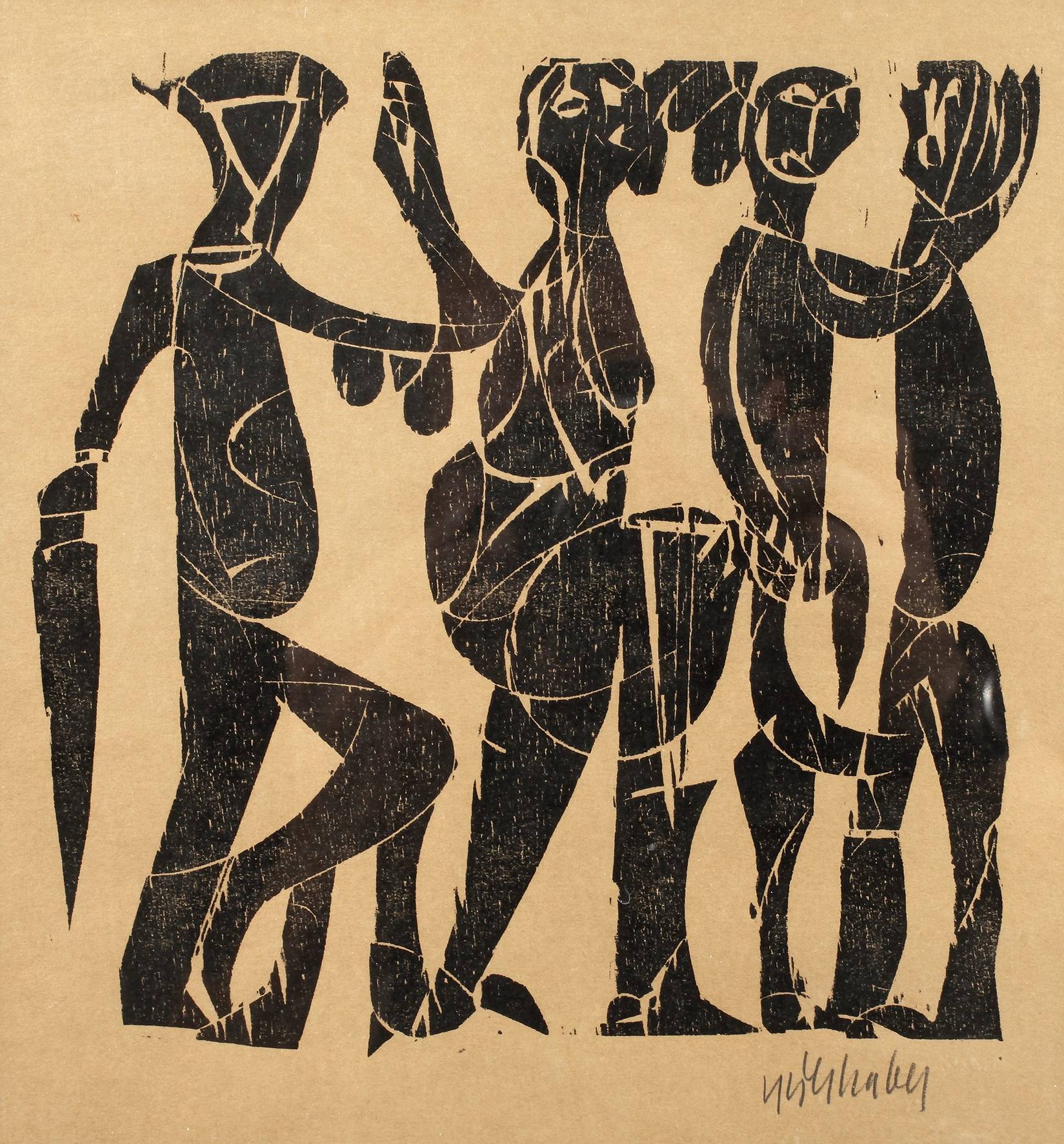 Prof. HAP Grieshaber, Figuren