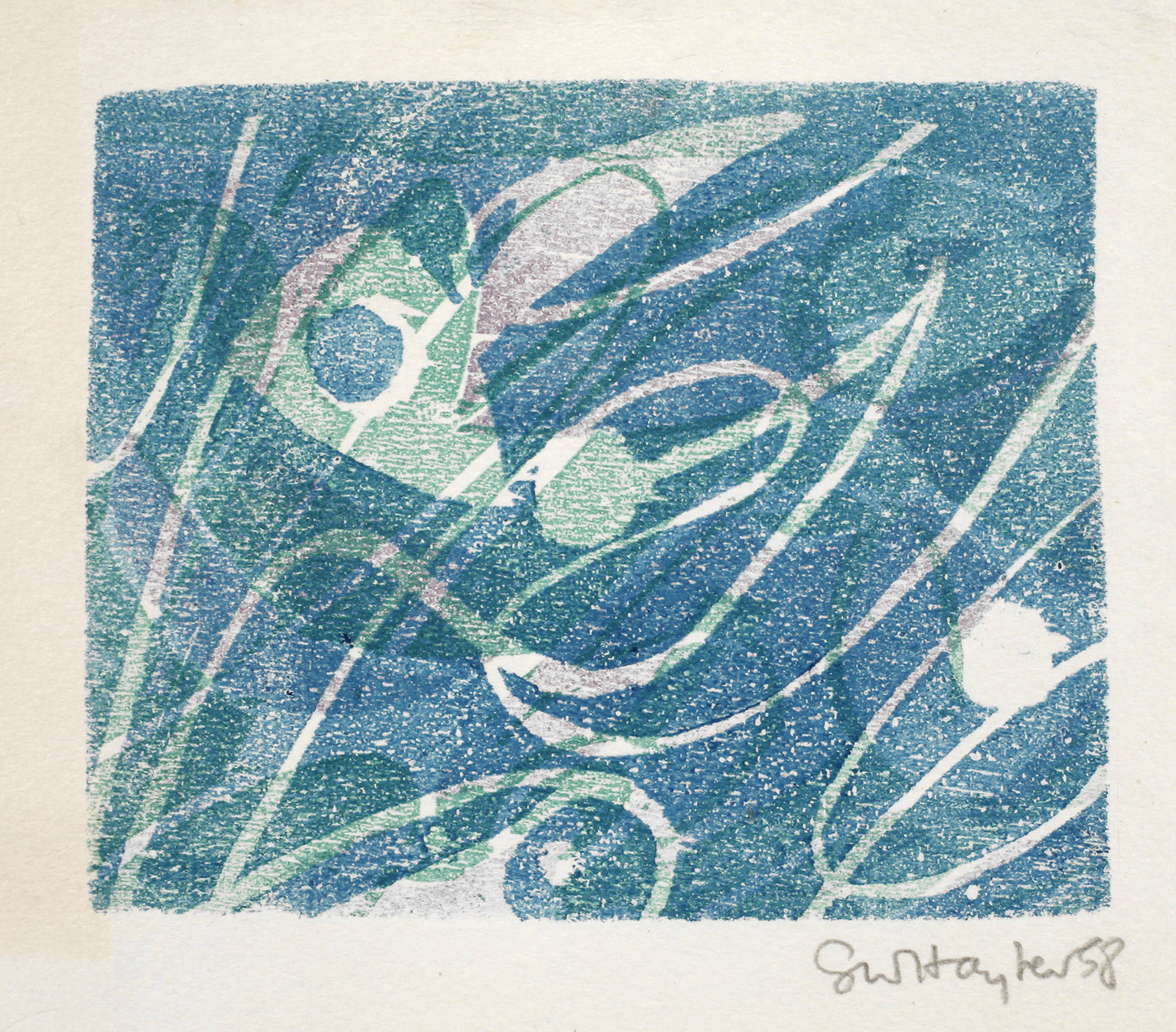 Stanley William Hayter, abstrakte Komposition