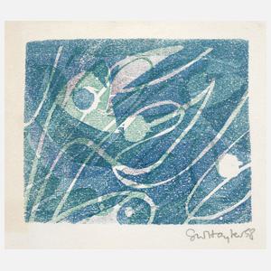 Stanley William Hayter, abstrakte Komposition