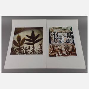 Strawalde (Jürgen Böttcher), sieben Farblithografien