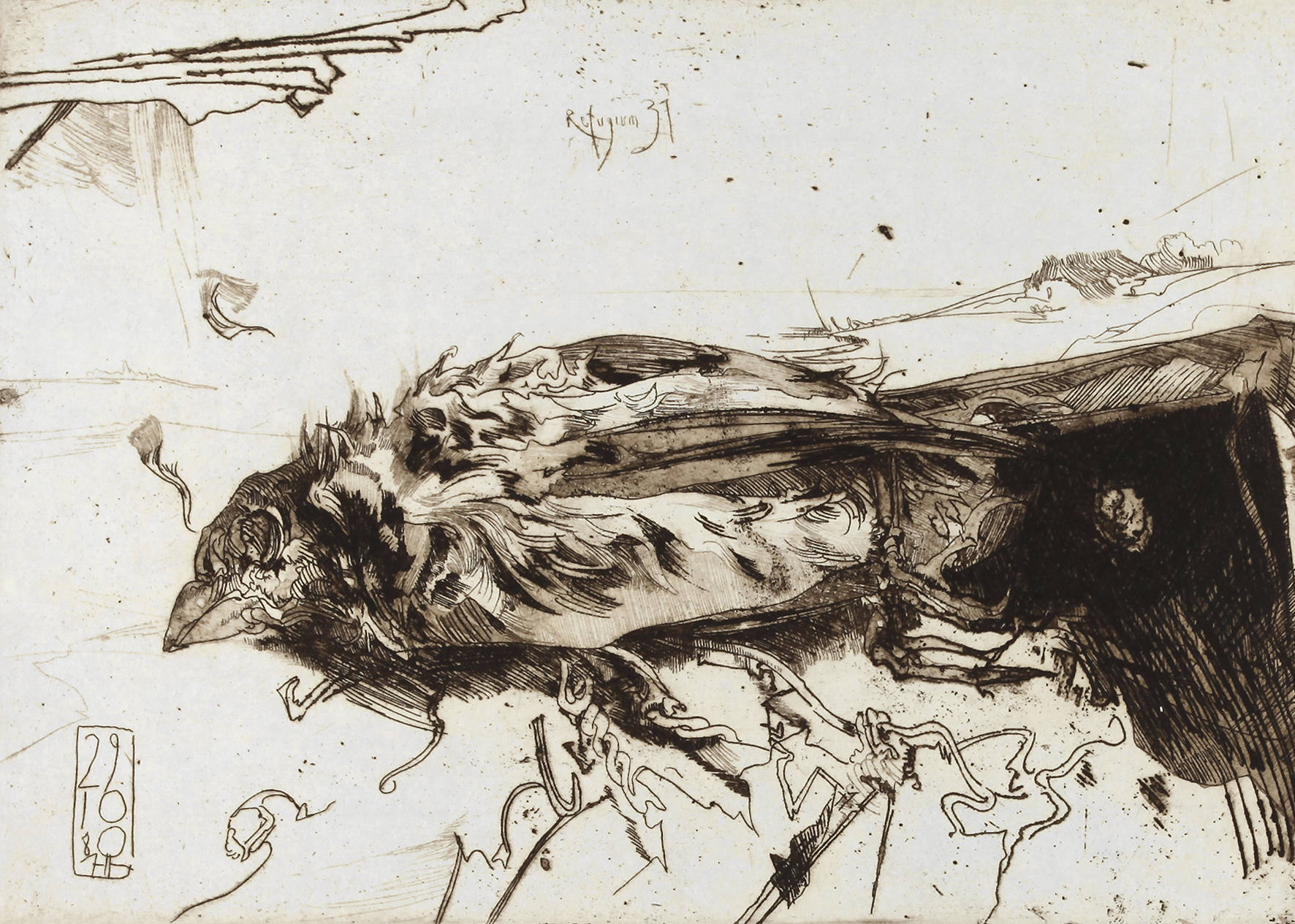 Horst Janssen, ”Refugium 31”