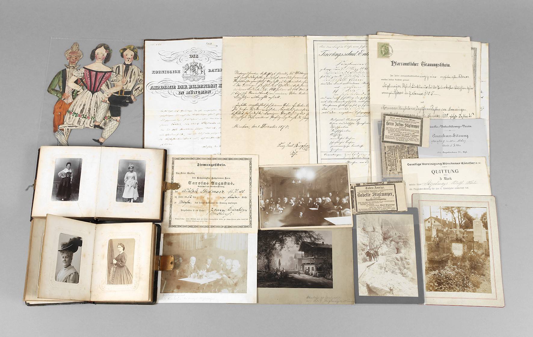 Adolf Stiglmayer, Künstlernachlass