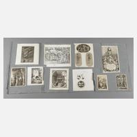 12 Kupferstiche 18. Jh.111