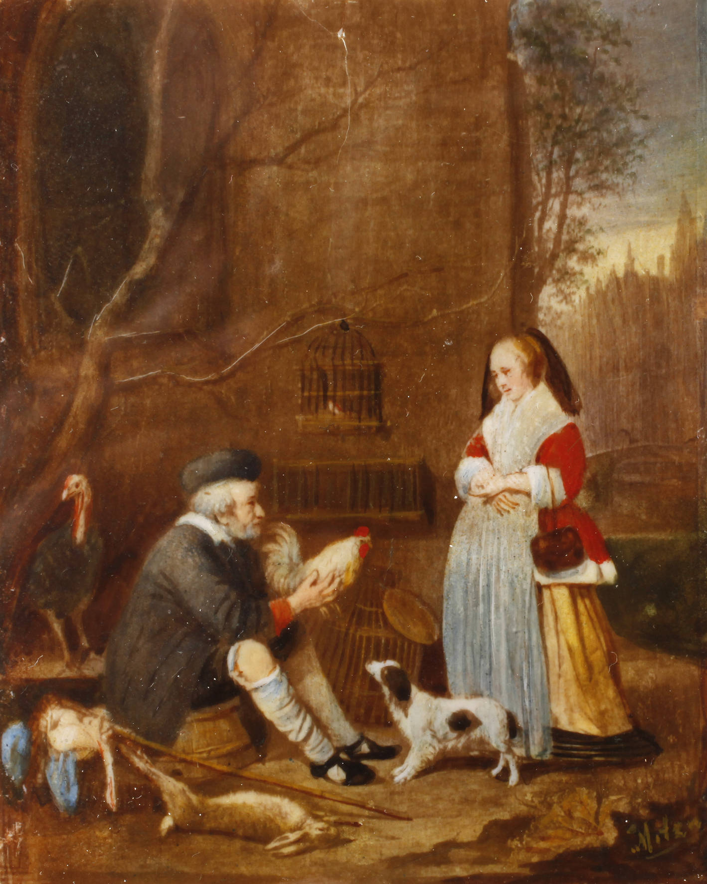 Beim Geflügelhändler