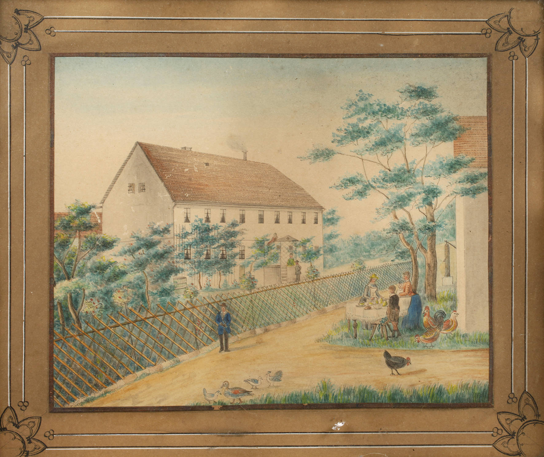 Biedermeierlicher Bauernhof