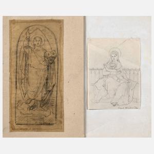 Carl Müller, zwei religiöse Studien