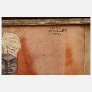 Hans Jemüller, Orientalenportrait