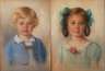Else Luedecke, zwei Kinderportraits