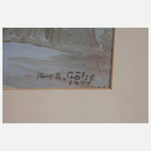 Karl Alexander Götze, Riesengebirge im Winter