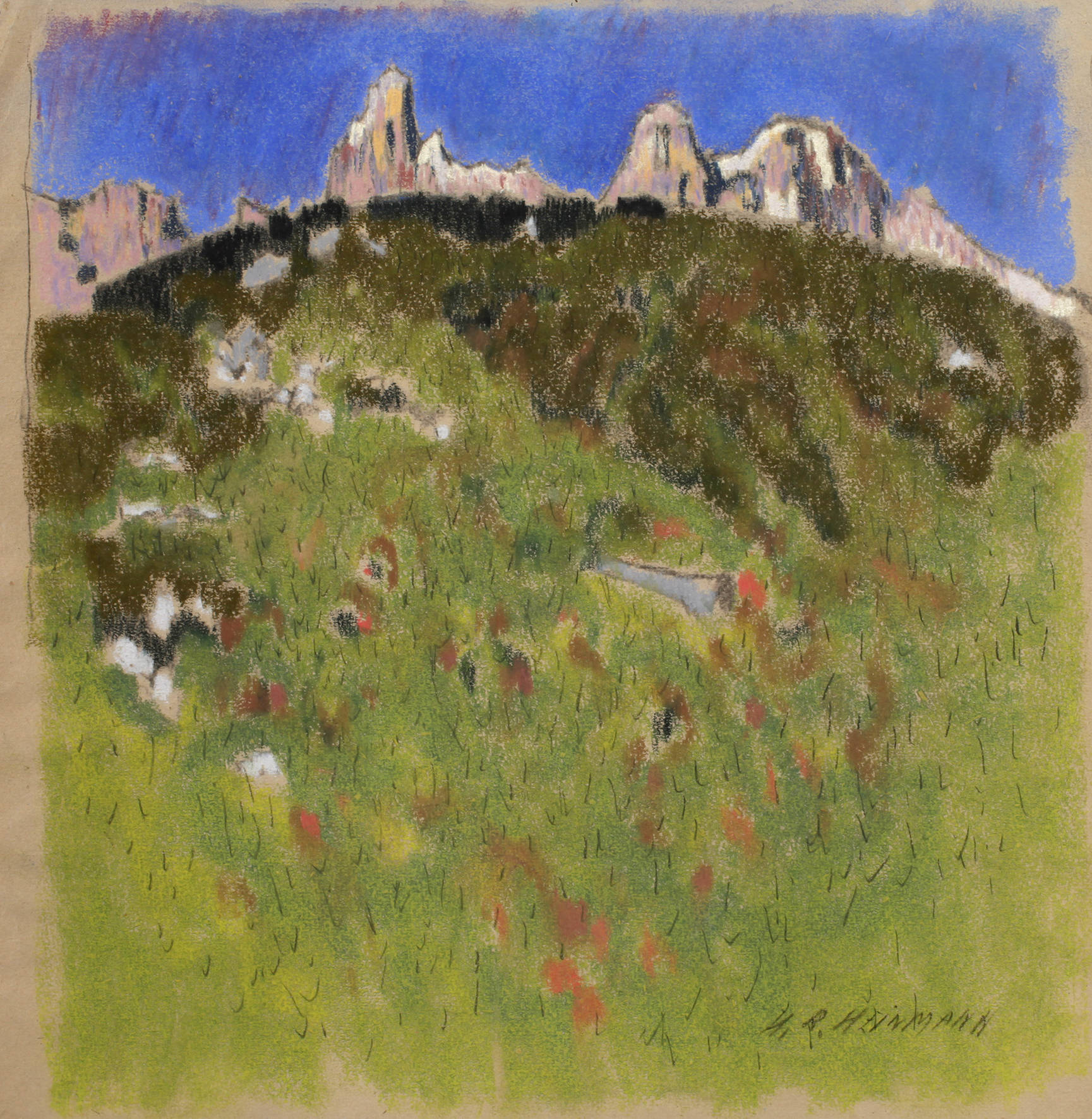 Hans Richard Heinmann, Alpenlandschaft