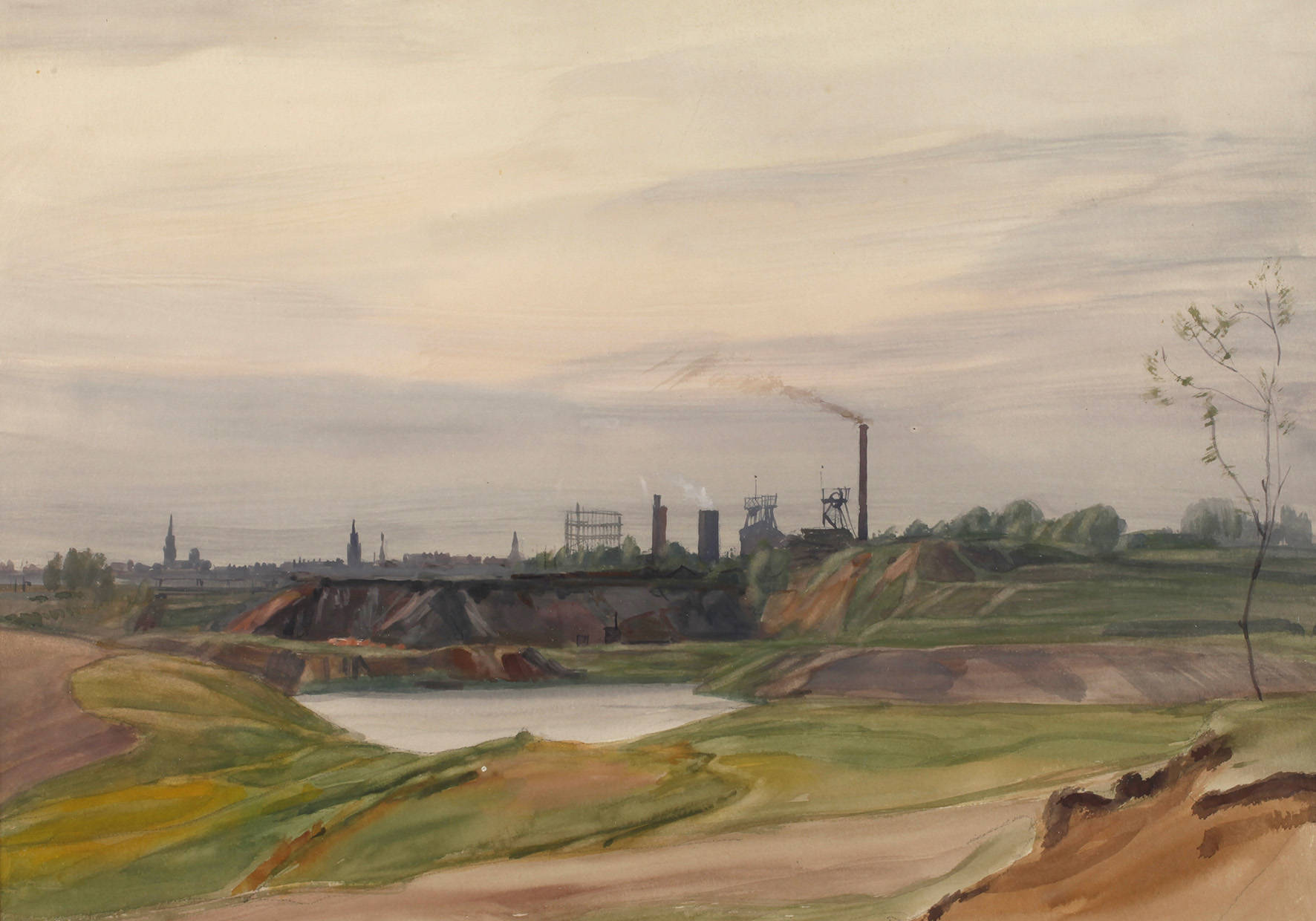 Franz Windhager, ”Hohenzollern Grube bei Beuthen”