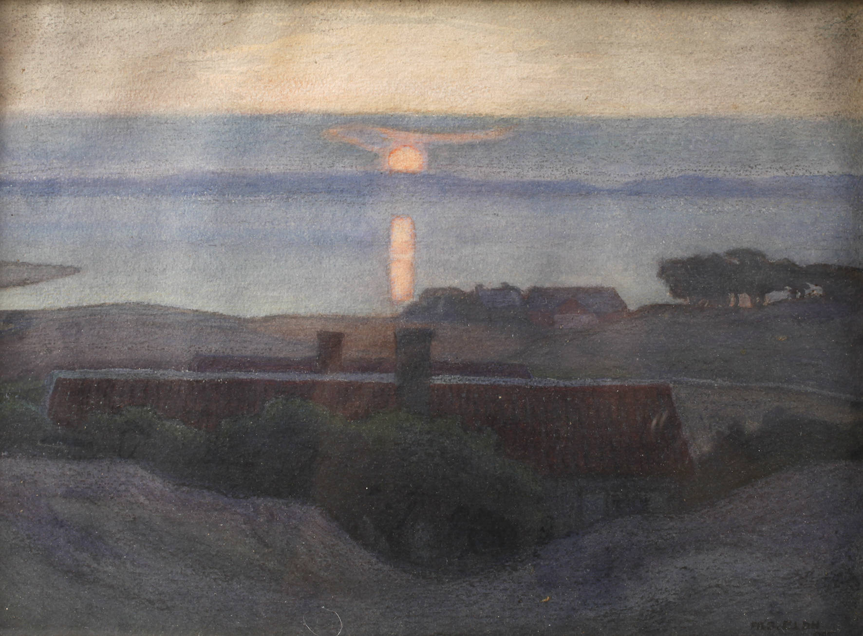 Albert Eldh, schwedische Küstenlandschaft