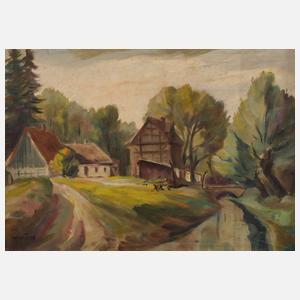 Marx, Gehöft in Sommerlandschaft