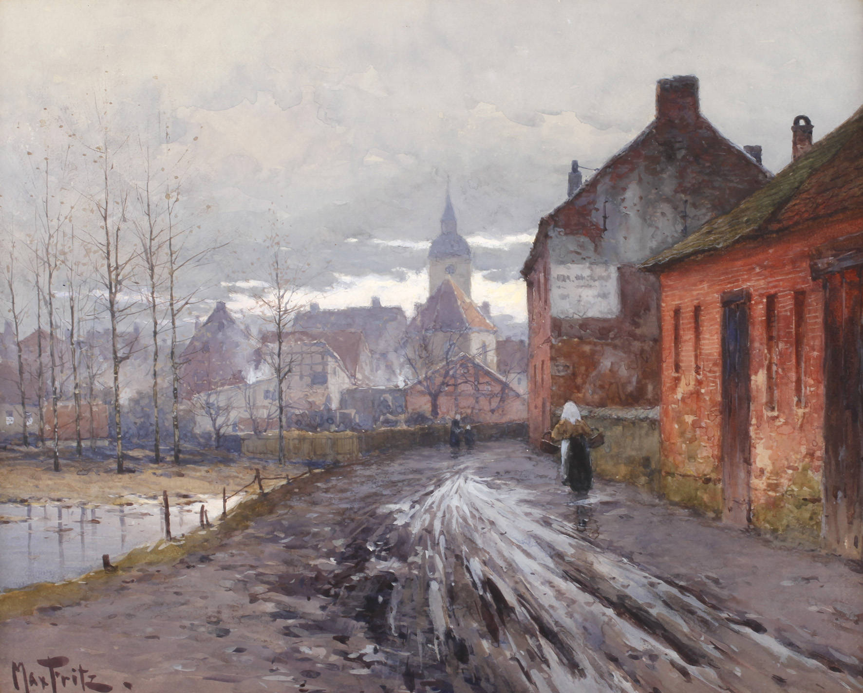 Prof. Max Fritz, ”Nach dem Regen”