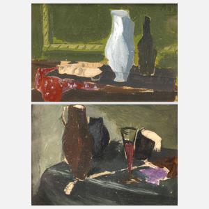 Amadé Barth, zwei miniaturhafte Stillleben