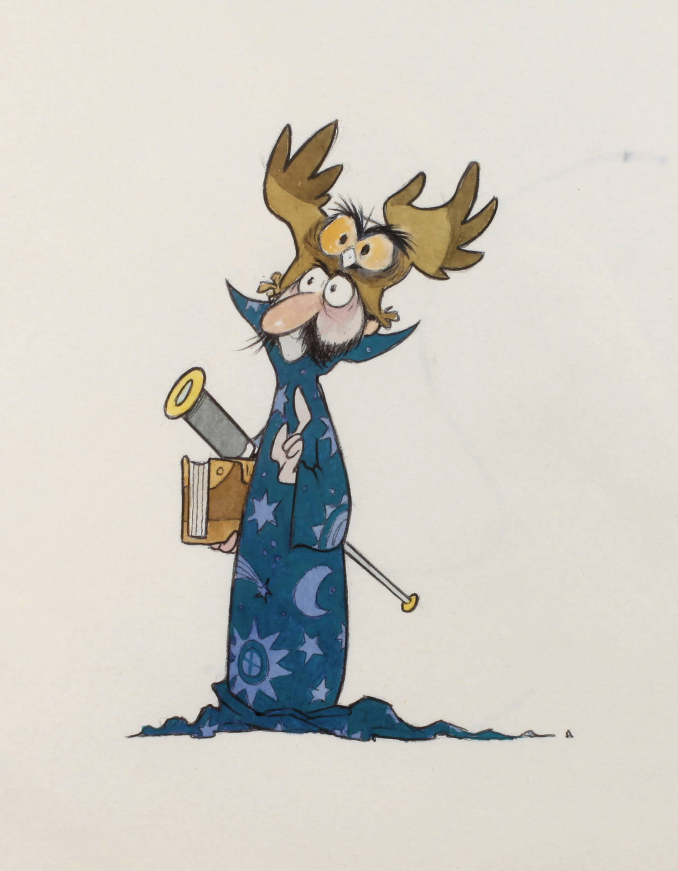 Trickfilmszene, Astronom