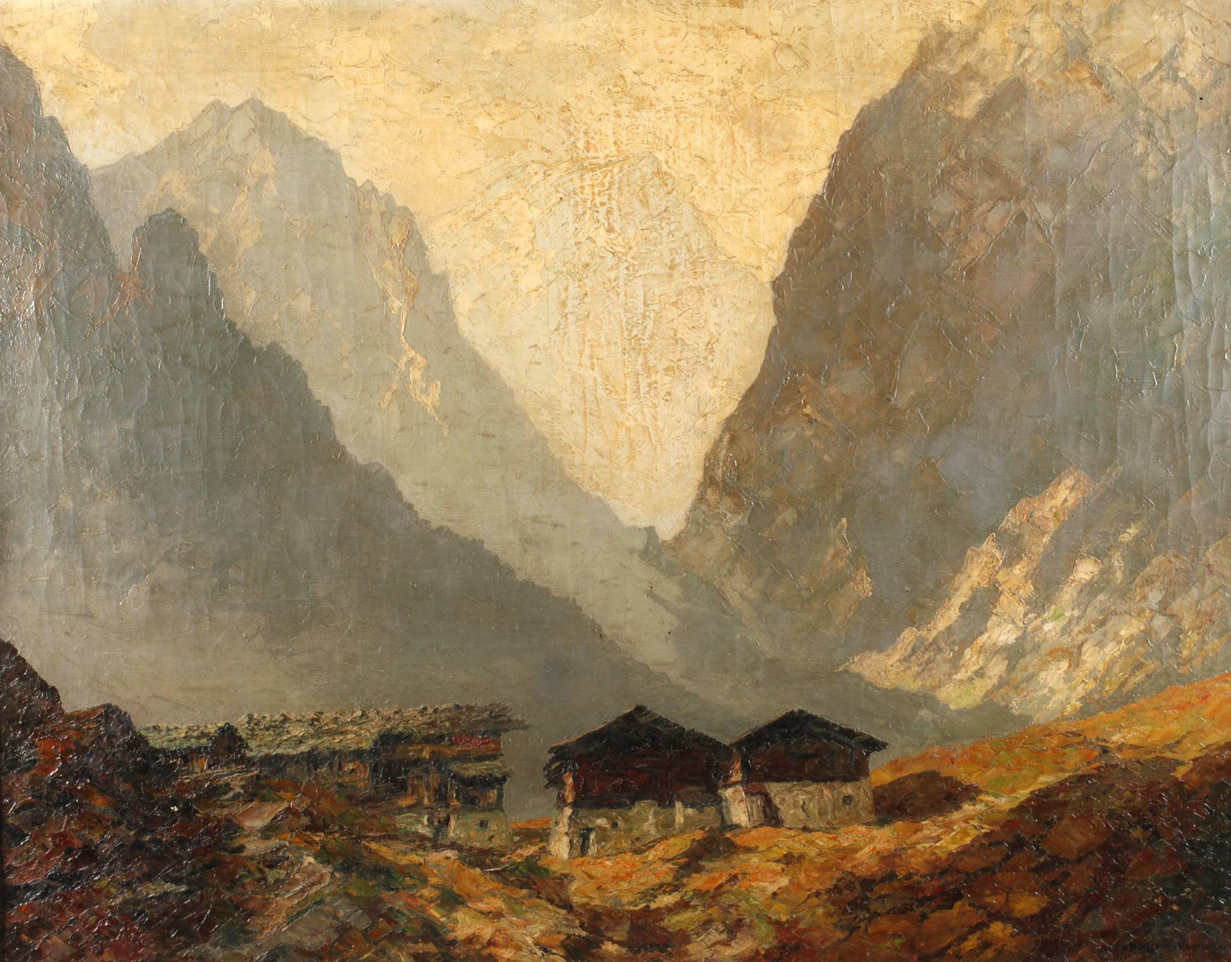 Prof. Otto Ackermann-Pasegg, Hochgebirgslandschaft