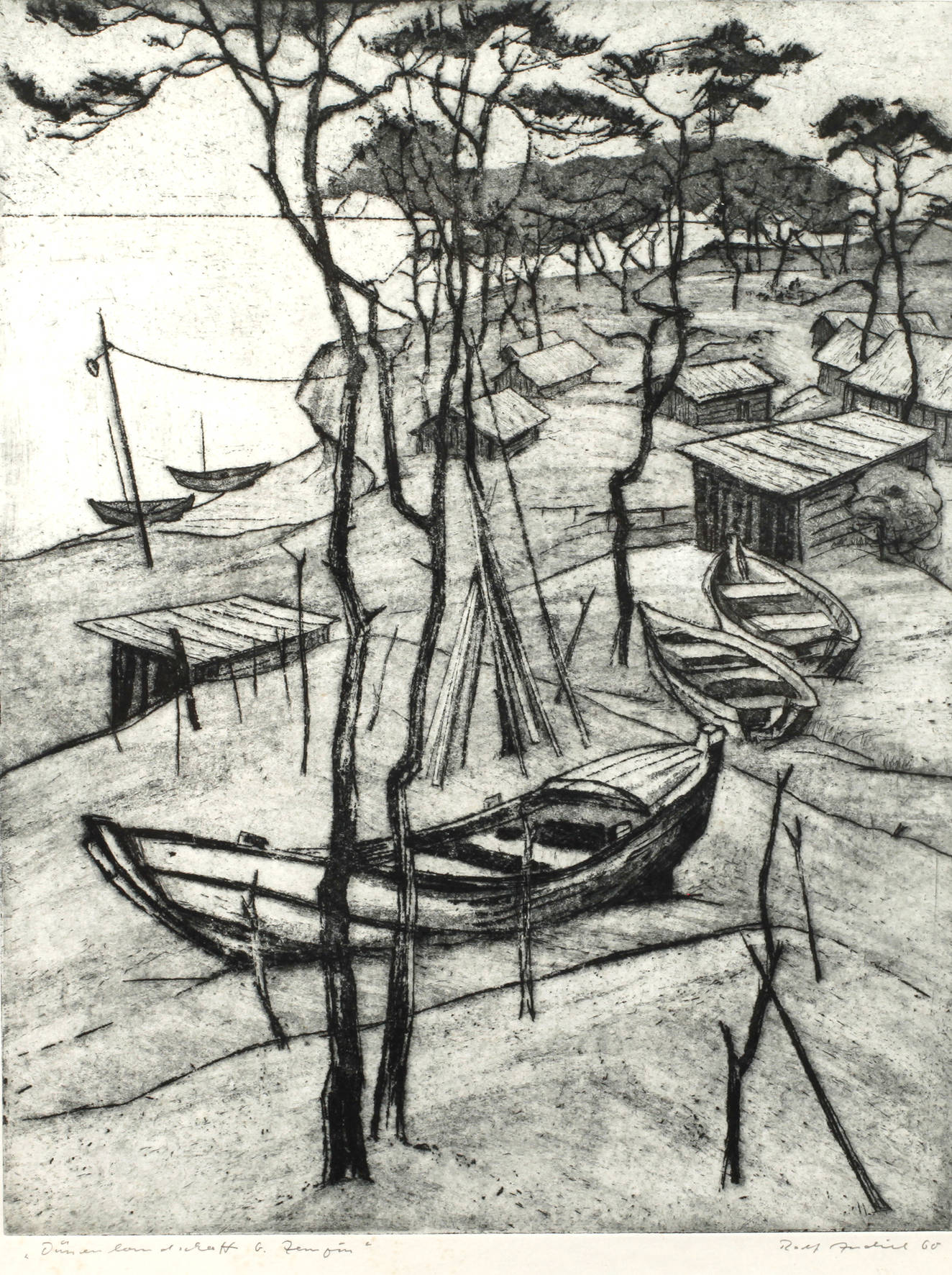 Rolf Andiel, ”Dünenlandschaft bei Zempin”