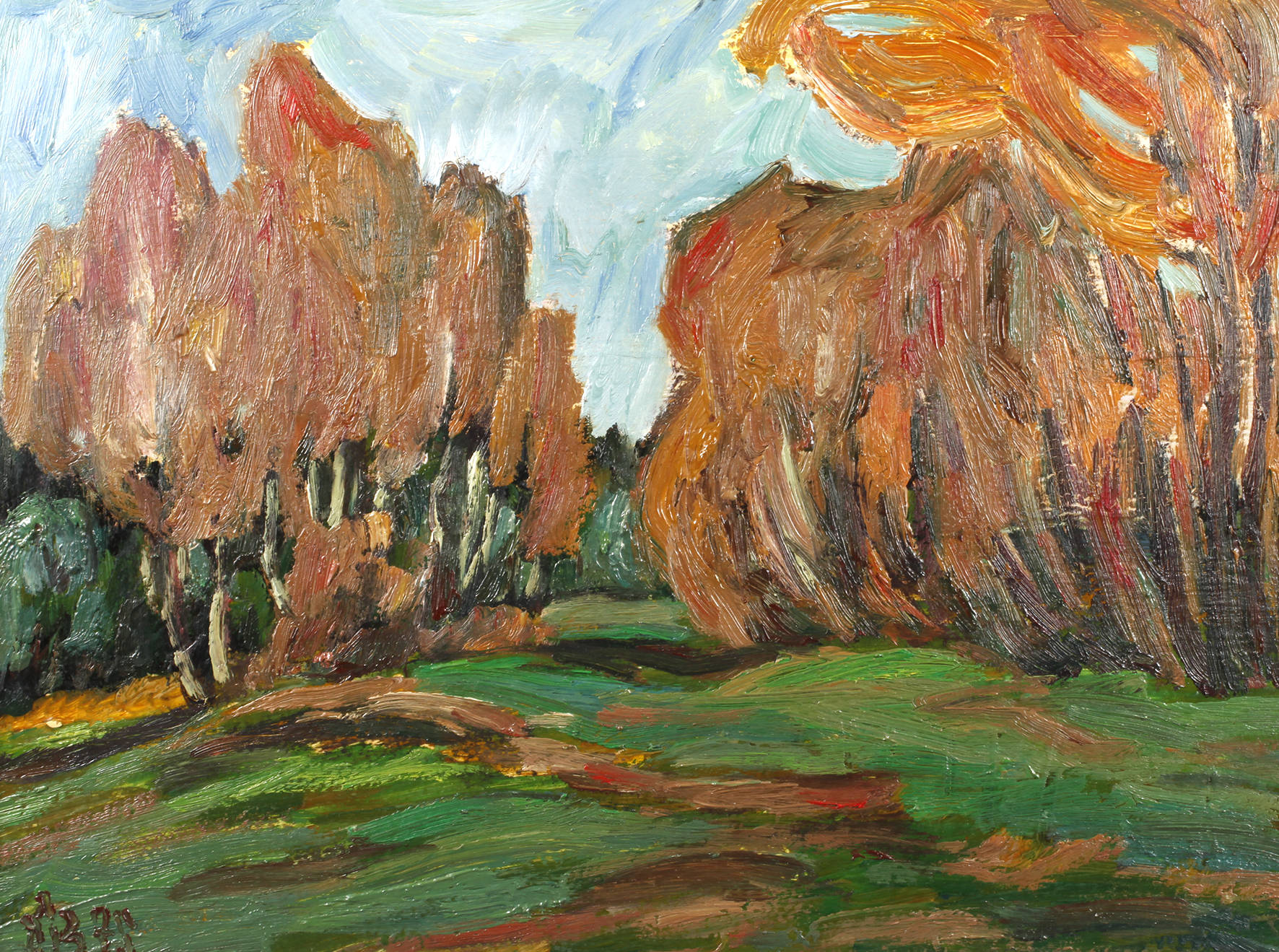 Fredo Bley, Vogtländische Herbstlandschaft