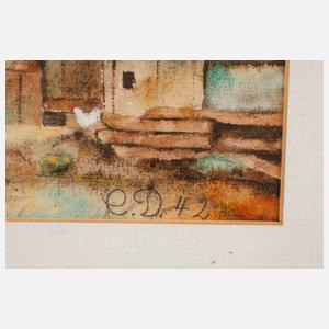 E. Dietzsch, Niederdeutsches Bauernhaus