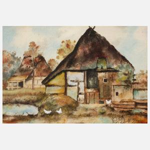 E. Dietzsch, Niederdeutsches Bauernhaus