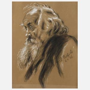 Kurt Dietzsch, Portrait eines Bärtigen