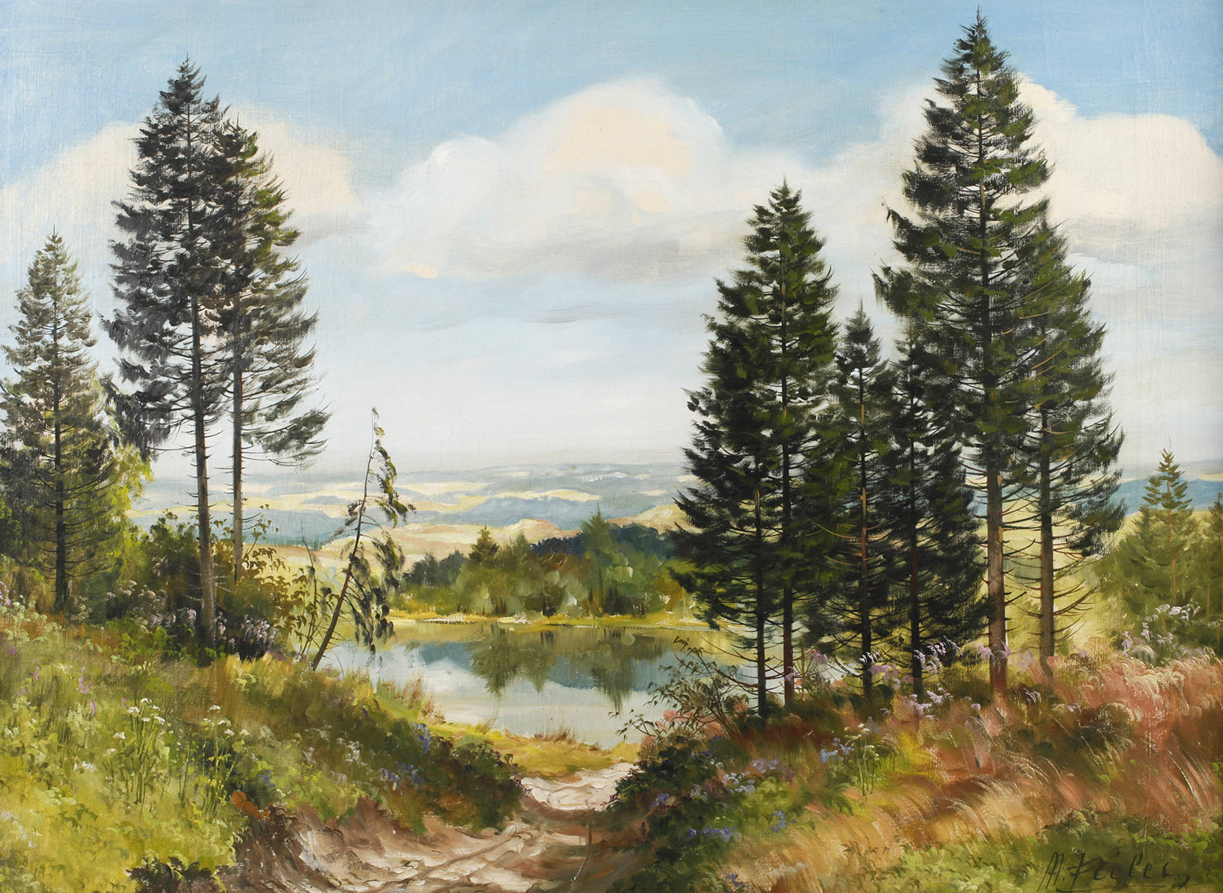 Manfred Feiler, Landschaft bei Kottenheide