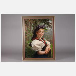 Oscar Graef, Vogtländerin in Tracht