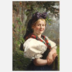 Oscar Graef, Vogtländerin in Tracht