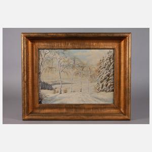 Paul Hofmann, Vogtländische Winterlandschaft