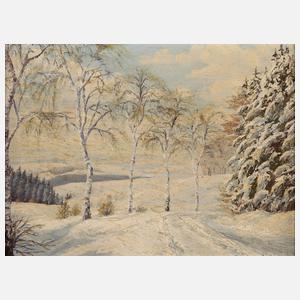 Paul Hofmann, Vogtländische Winterlandschaft