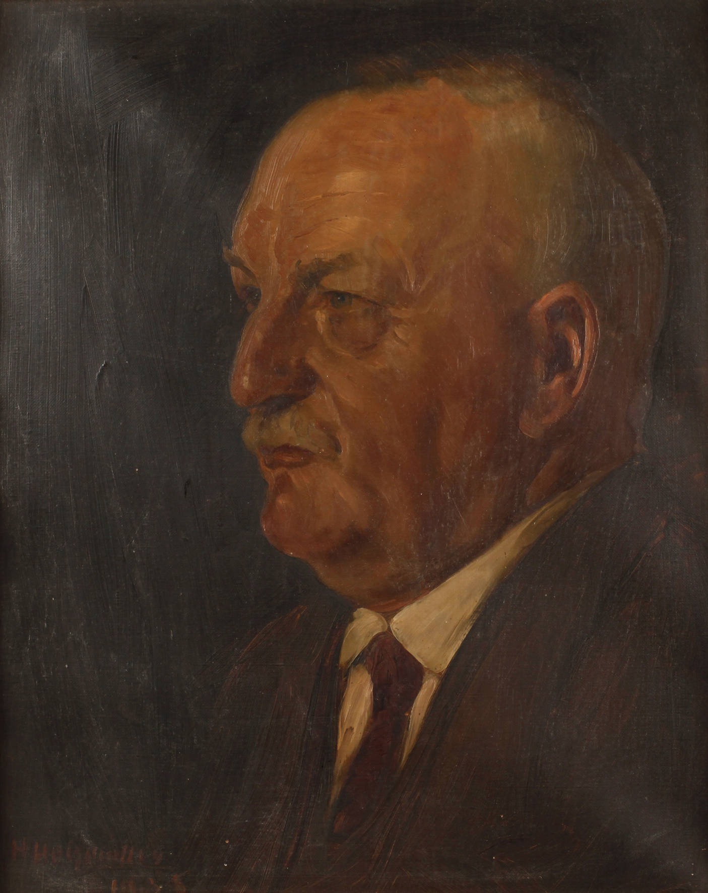 Hans Holzmüller, Herrenportrait