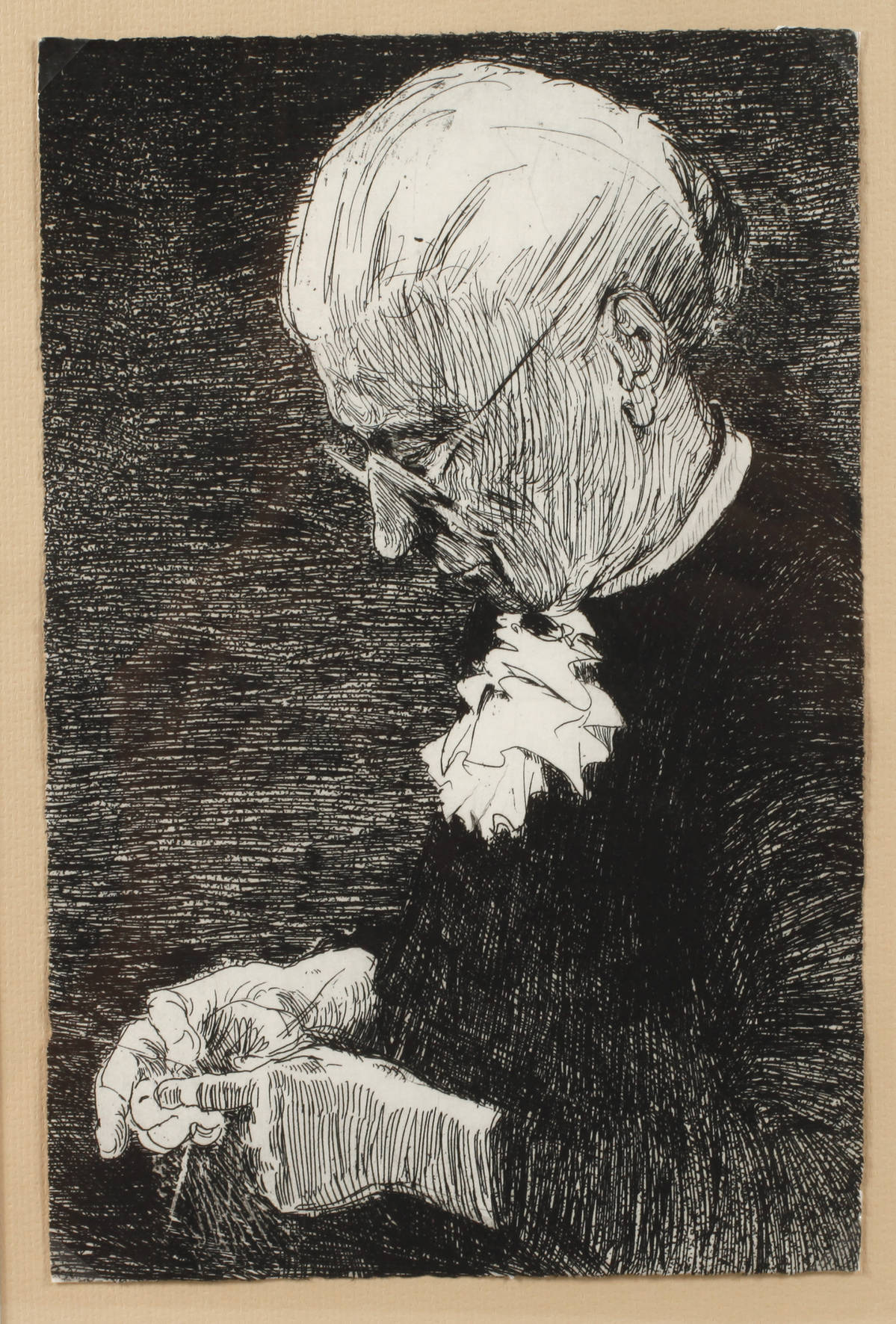 Ursula Mattheuer-Neustädt, ”Margarete S. strickend”