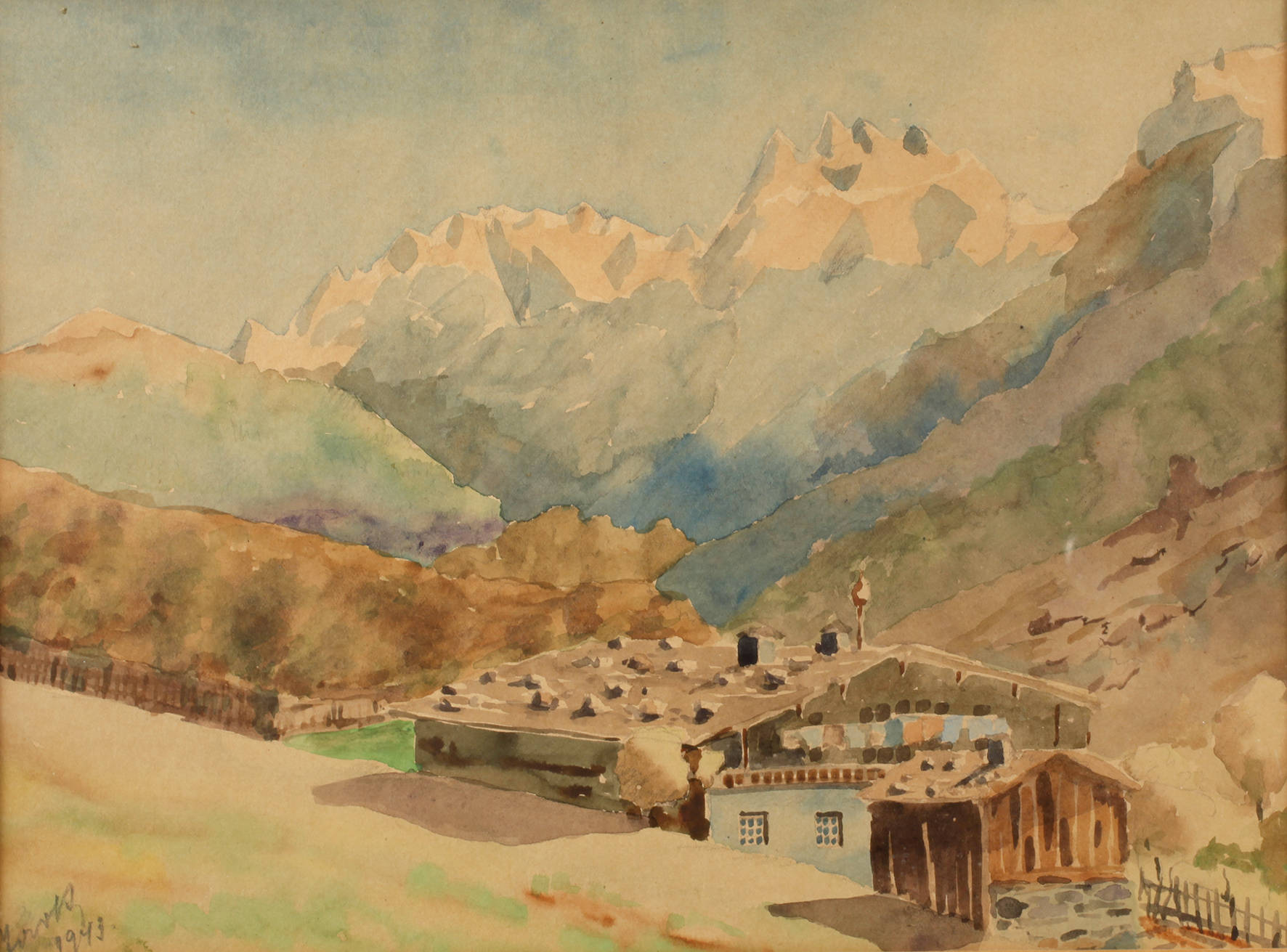 Traudel Meischke, Alpenlandschaft