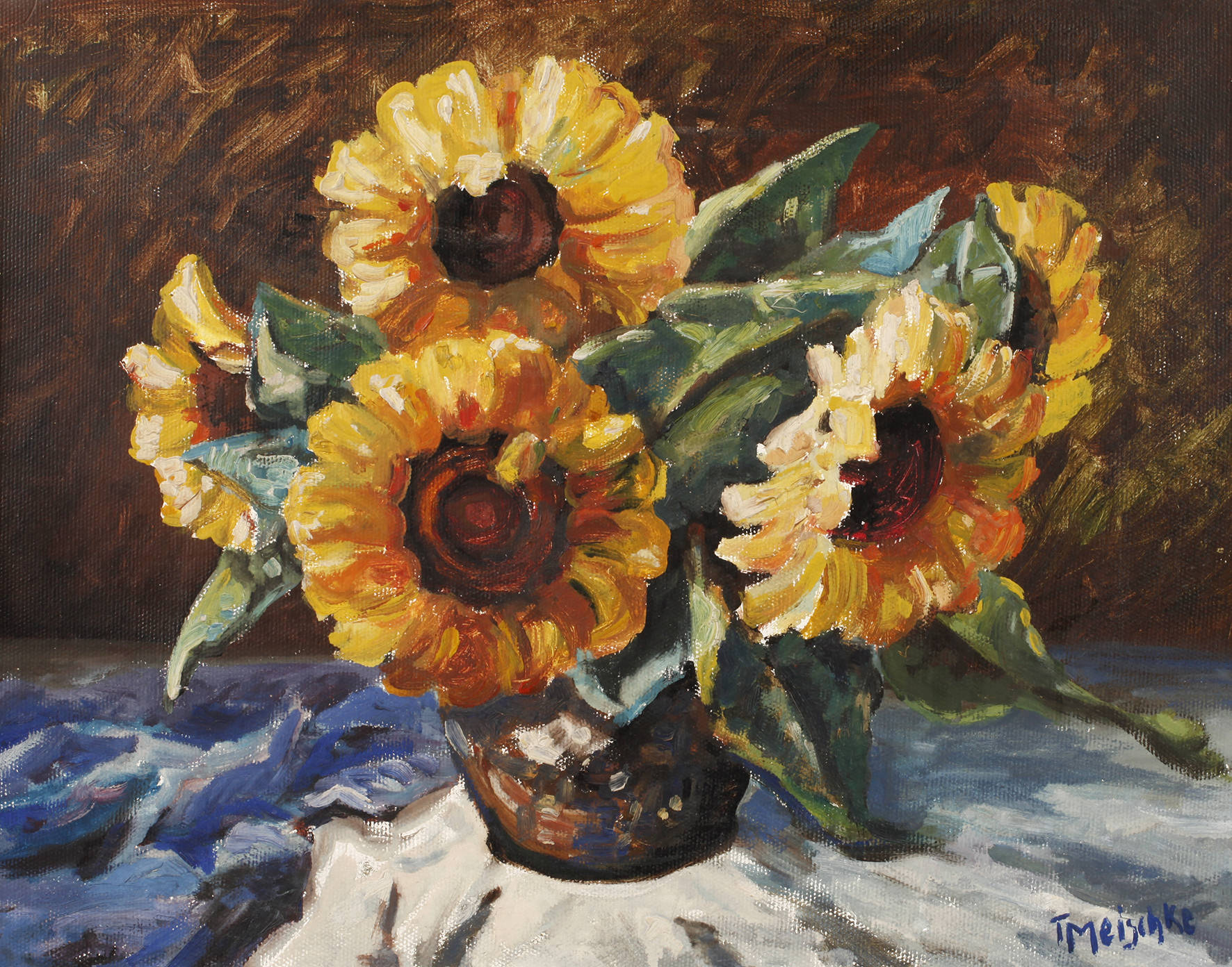 Traudel Meischke, Sonnenblumenstillleben