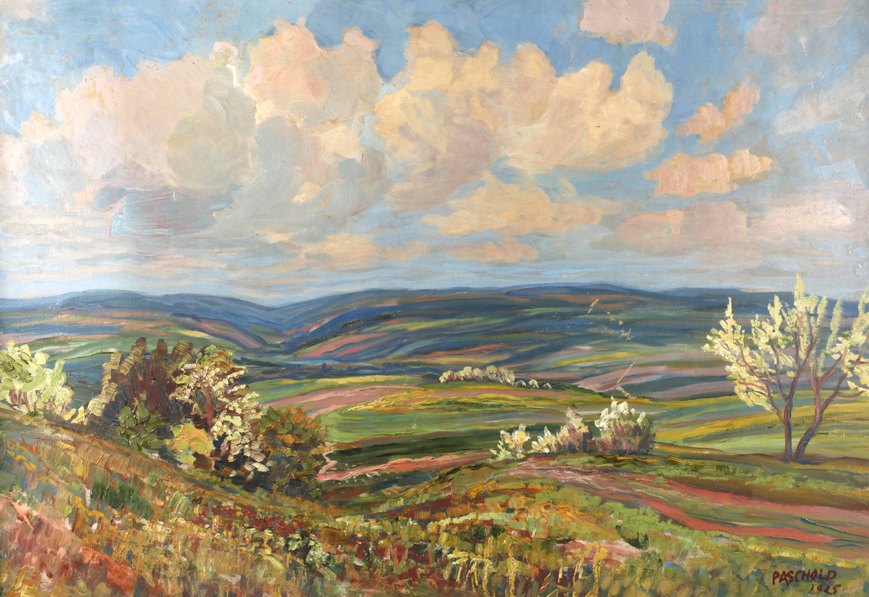 Prof. Hermann Paschold, Frühlingslandschaft
