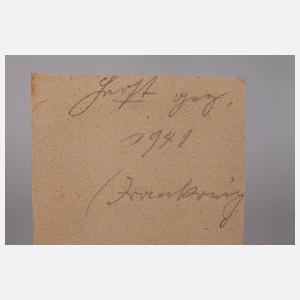 Horst Sachs, Portraitstudie